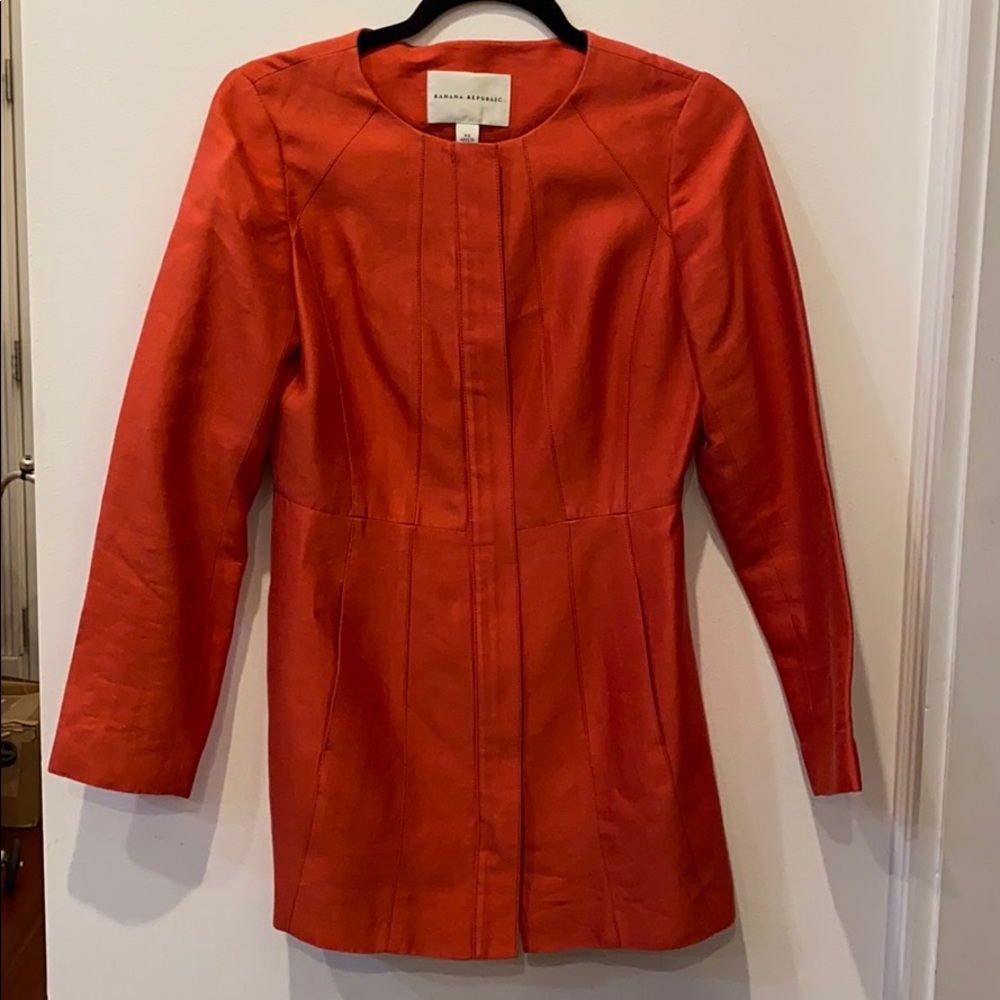 Banana Republic Coral Zip Jacket
